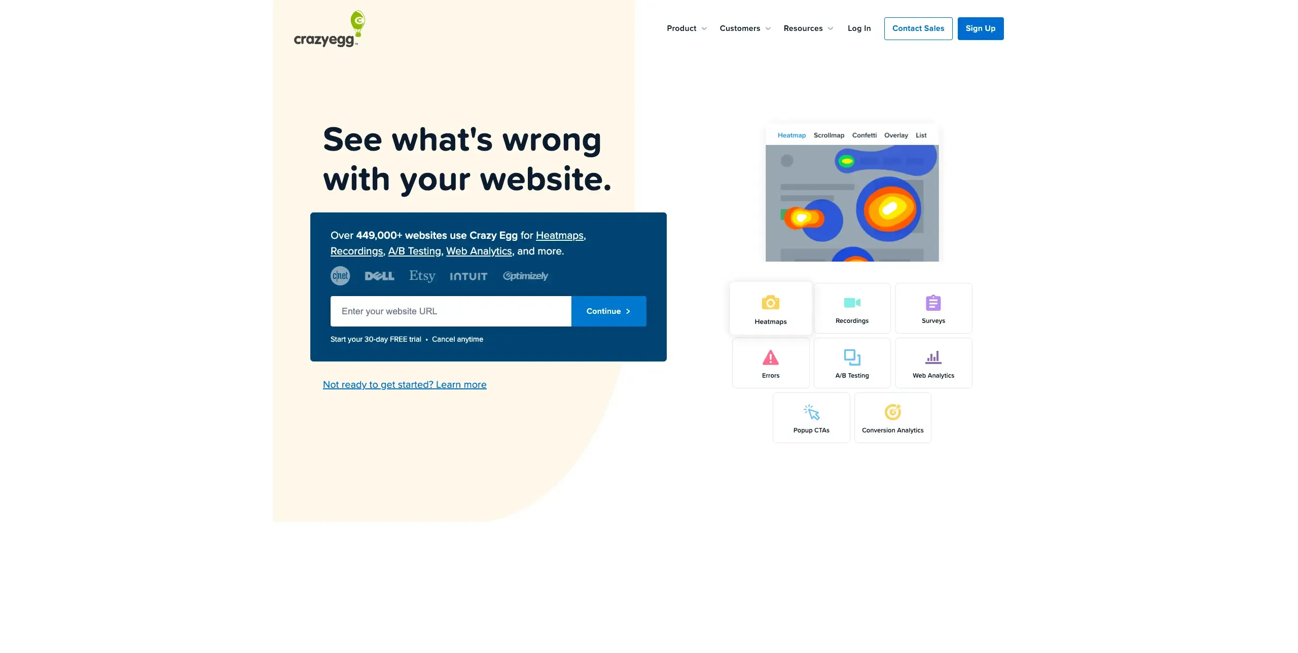 Landing page optimization tools