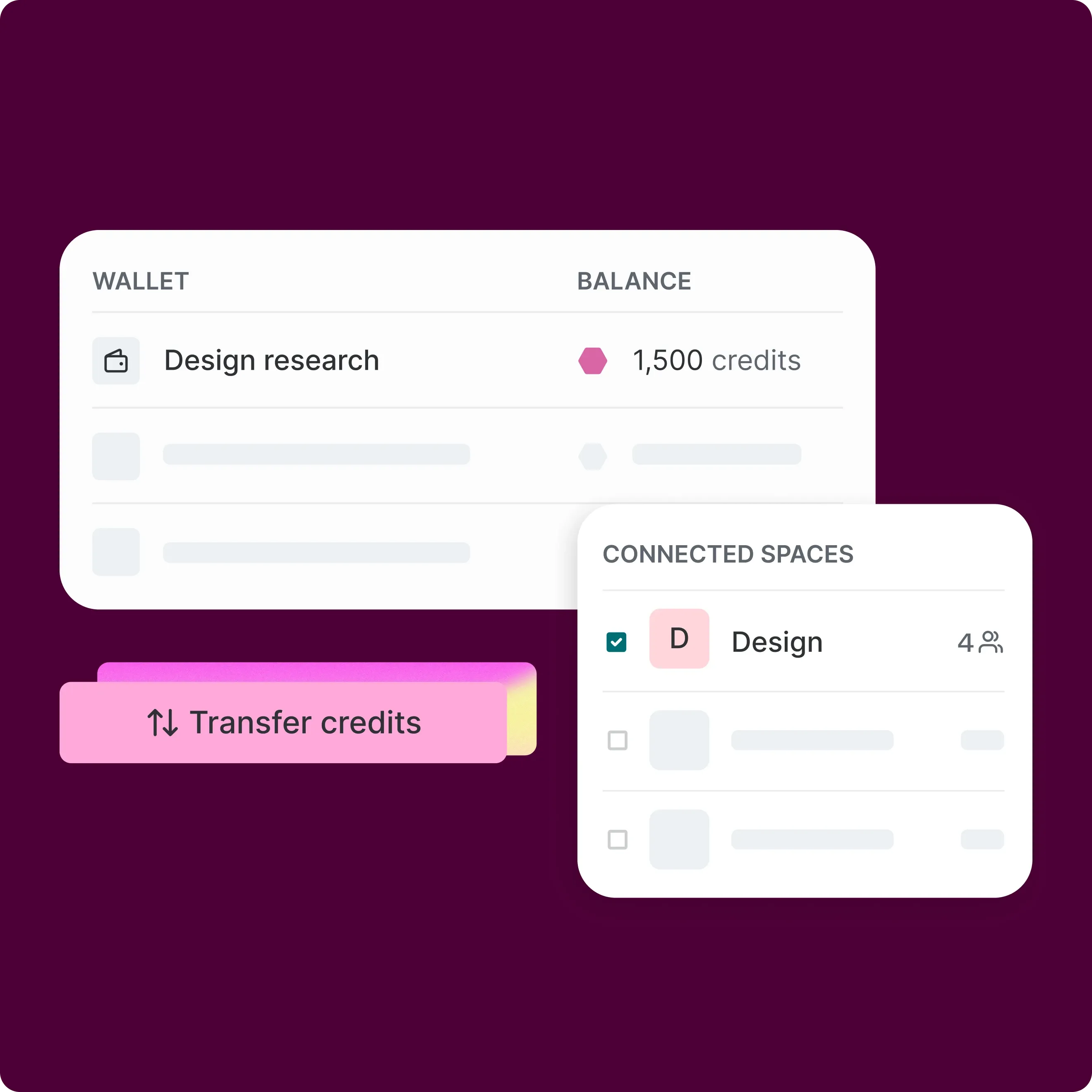 Wallets UI in Lyssna