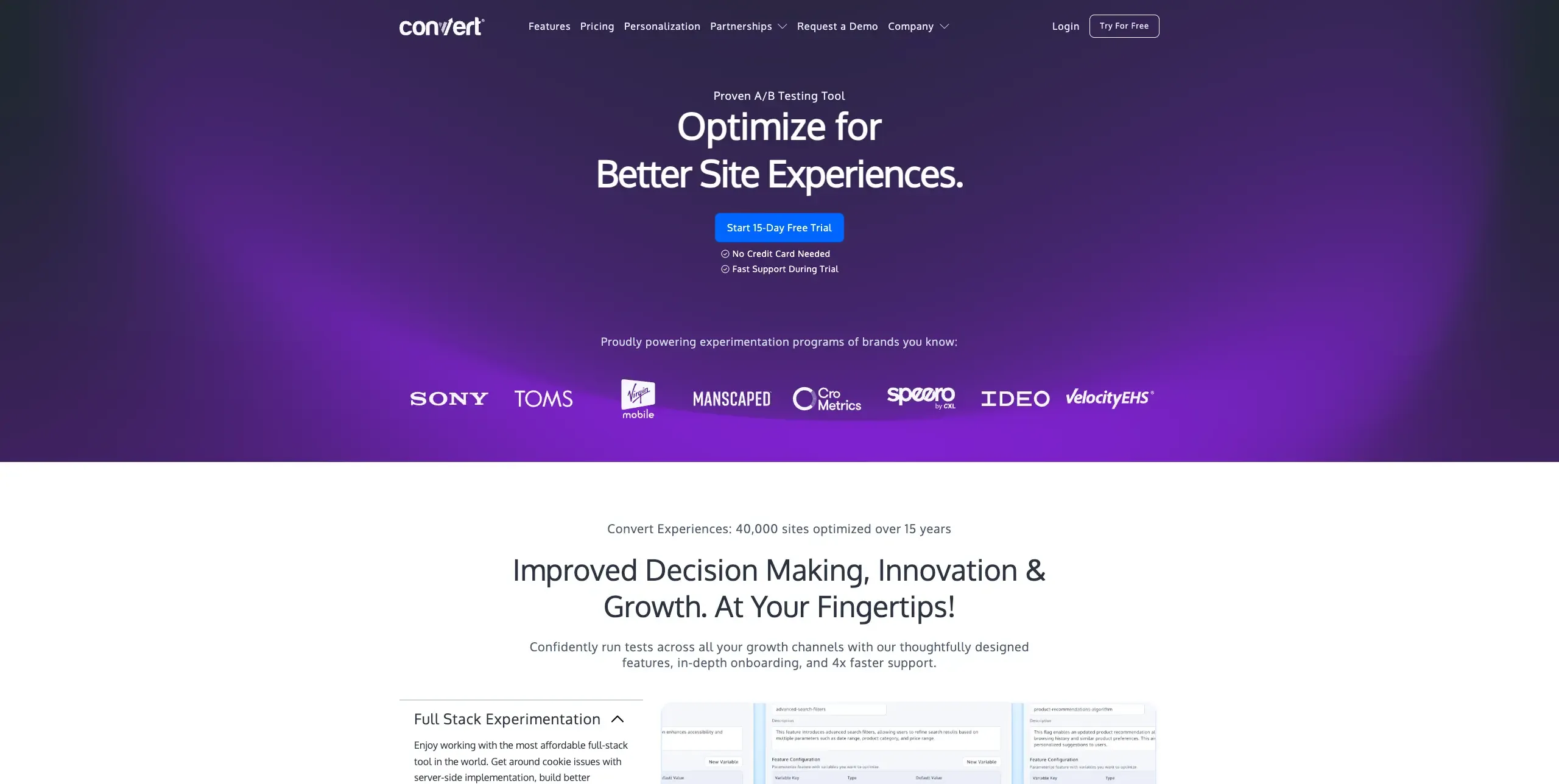 Landing page optimization tools