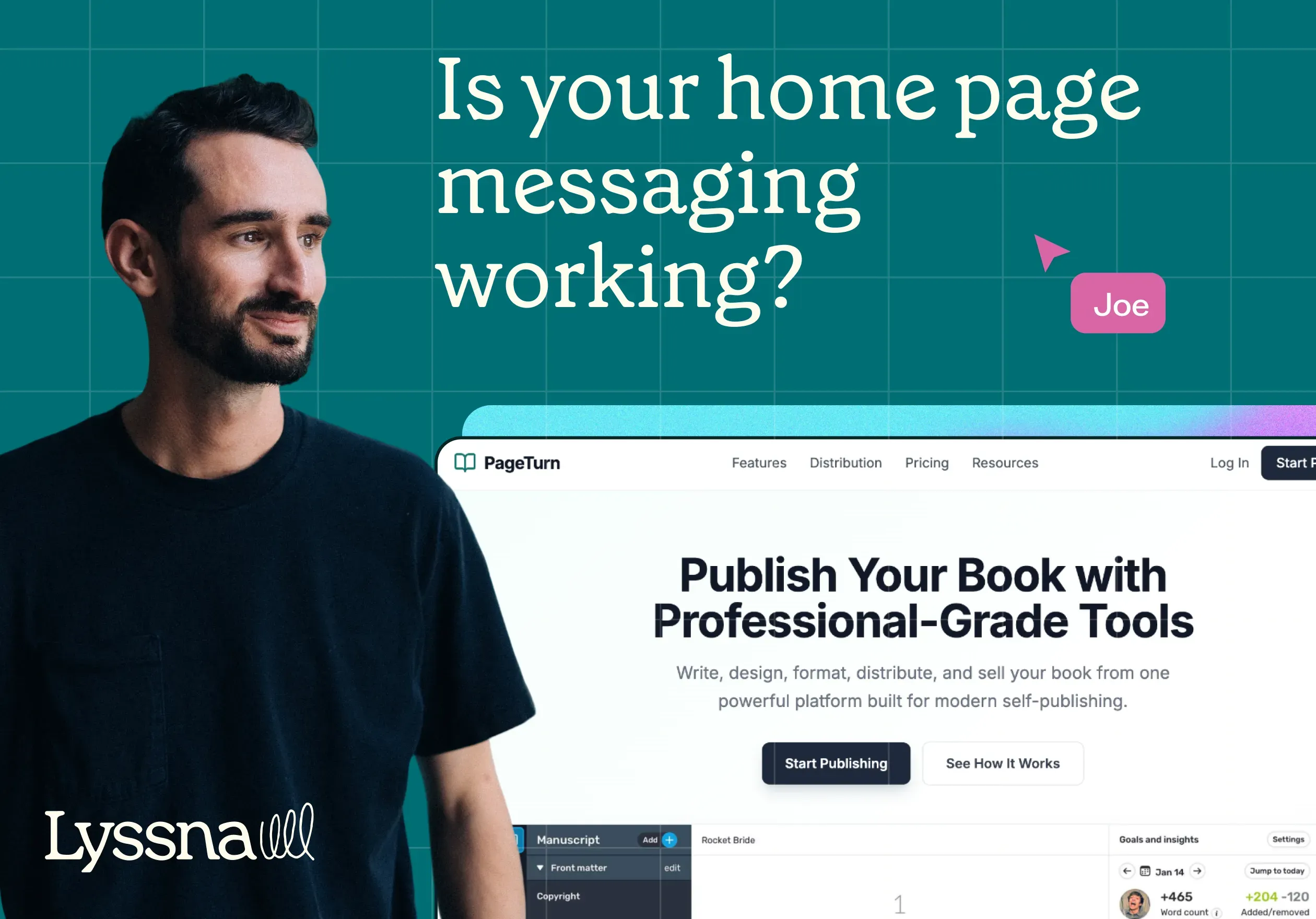 How to test home page messaging