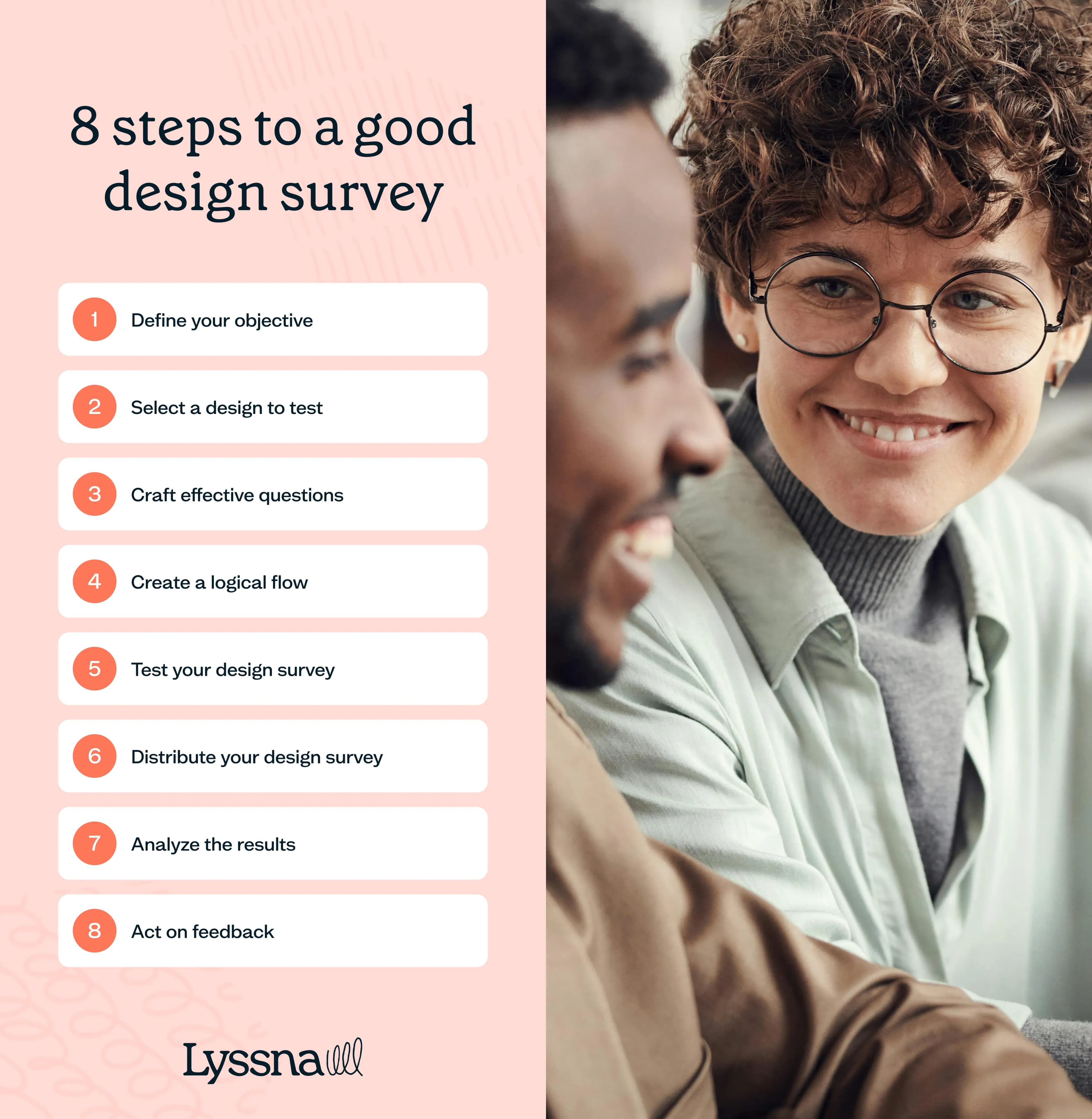 The eight steps to a good design survey