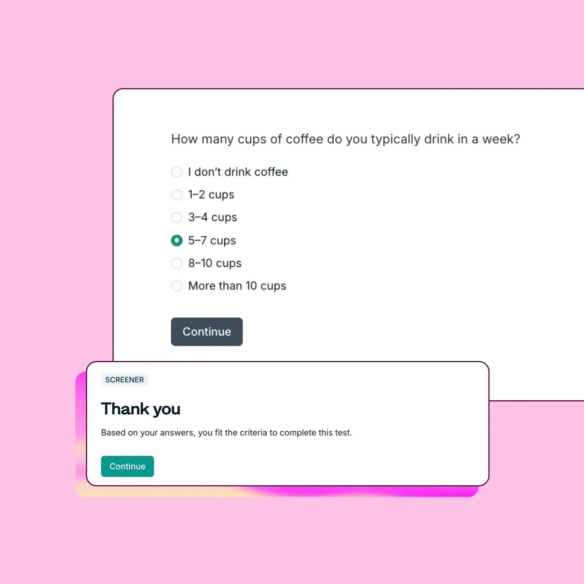 Screener survey software